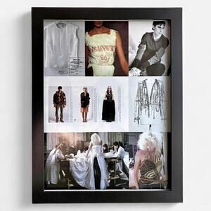 Maison Martin Margiela cutout print framed 9x12